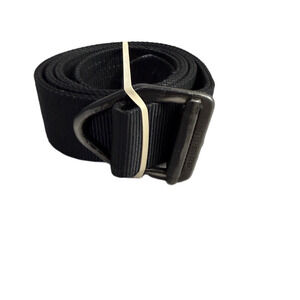Wilderness Tactical Instructors Belt Mens Size 40 Black Metal Buckle Nylon 50"